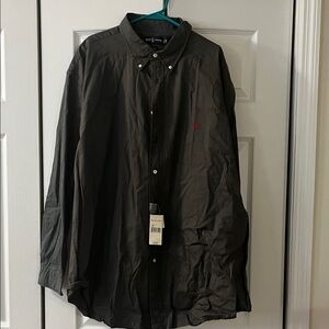 Ralph Lauren Dark Gray Button-Down Shirt